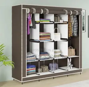 Four Column Metallic Closet