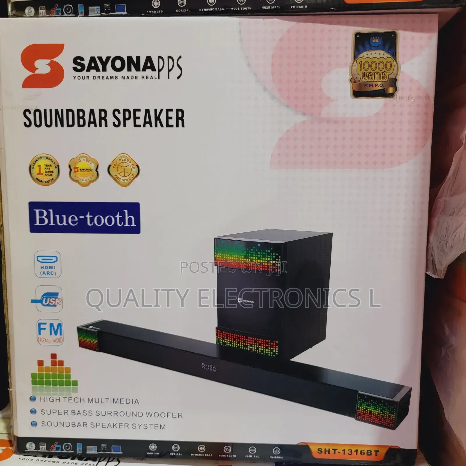Sound Bar Sh1316 by Sayona