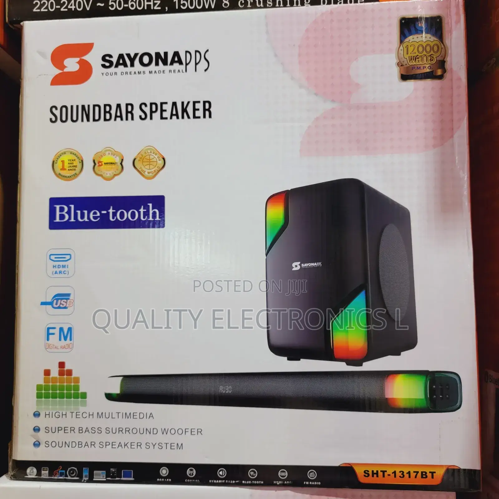 Sayona 1317bt Sound Bar