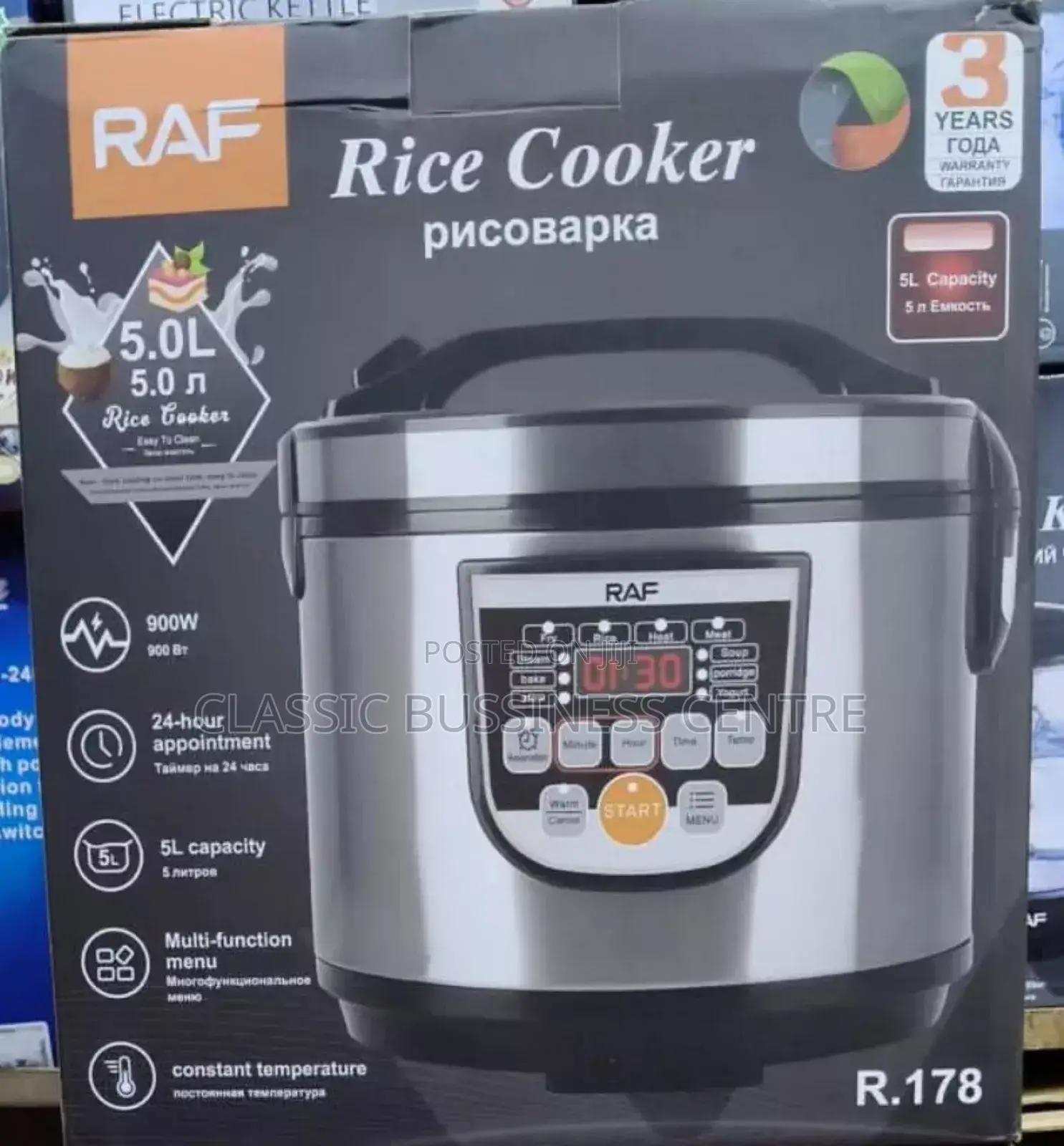 Raf 5 Litres Electric Rice Cooker