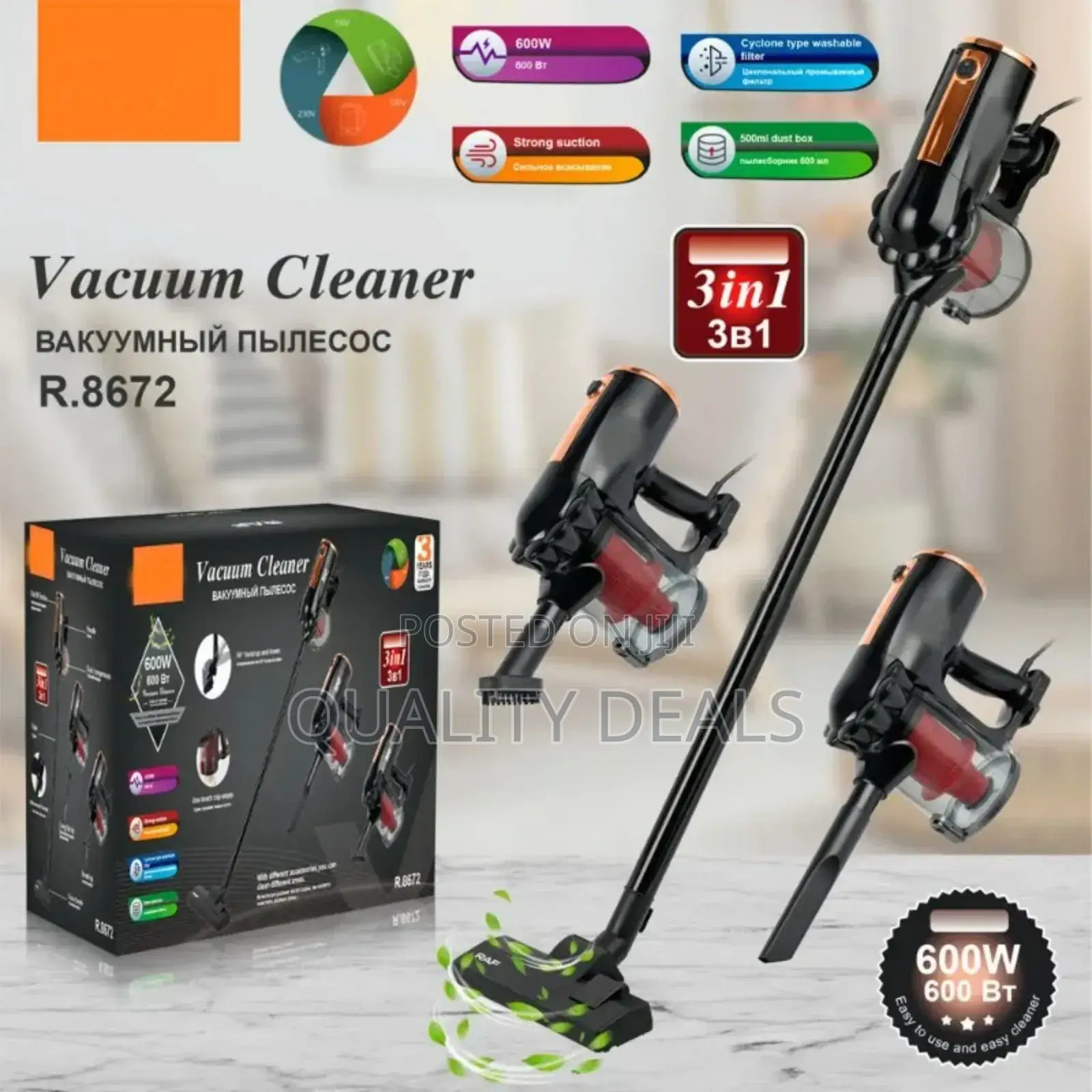 RAF Handheld Portable 600w Vacuum Cleaner