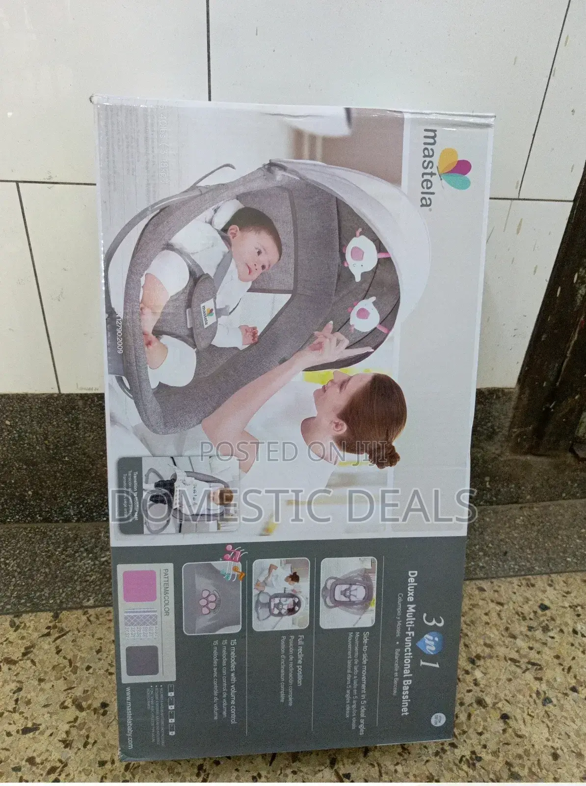 3in1 Mastella Electric Baby Swing