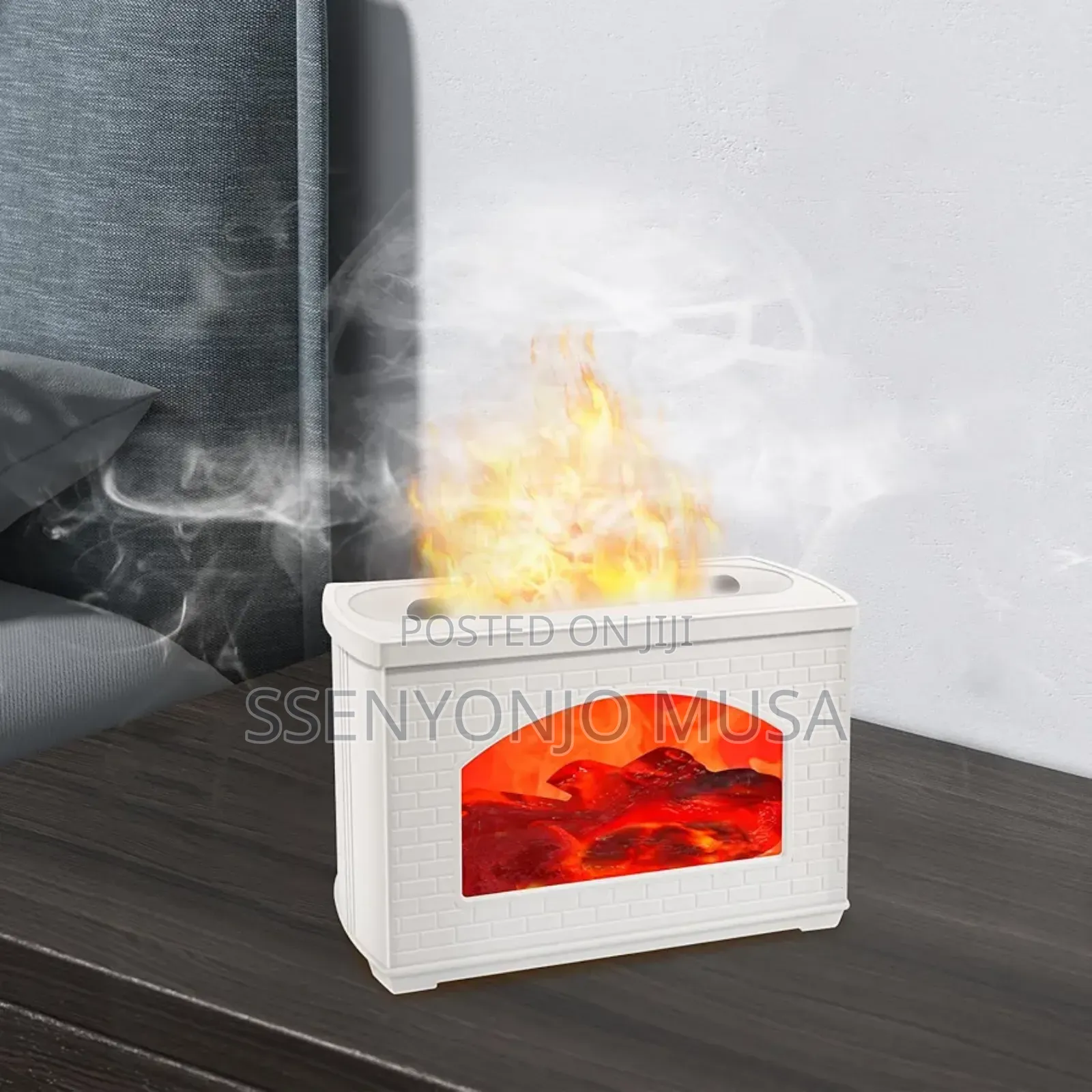 Flame Aroma Diffuser - Waterless Oil Diffuser With Auto Shut