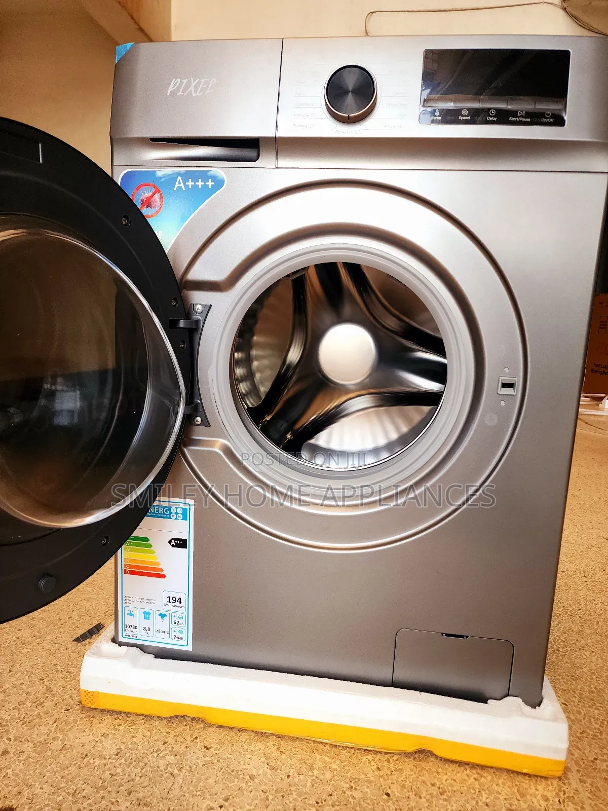 Brand New Pixels 10kgs Front Loader Fully Automatic Washing
