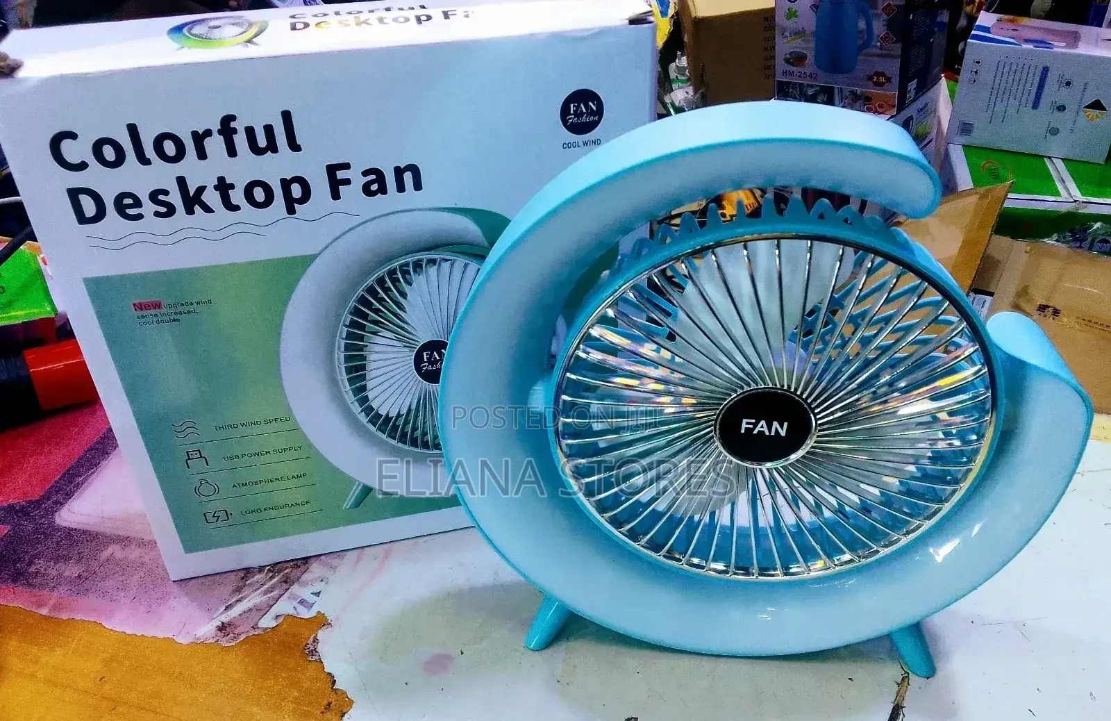 Desktop Fan Light
