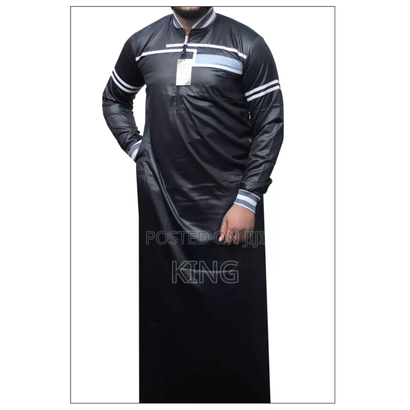 Matrix Black Kanzu Jubba Thobe.