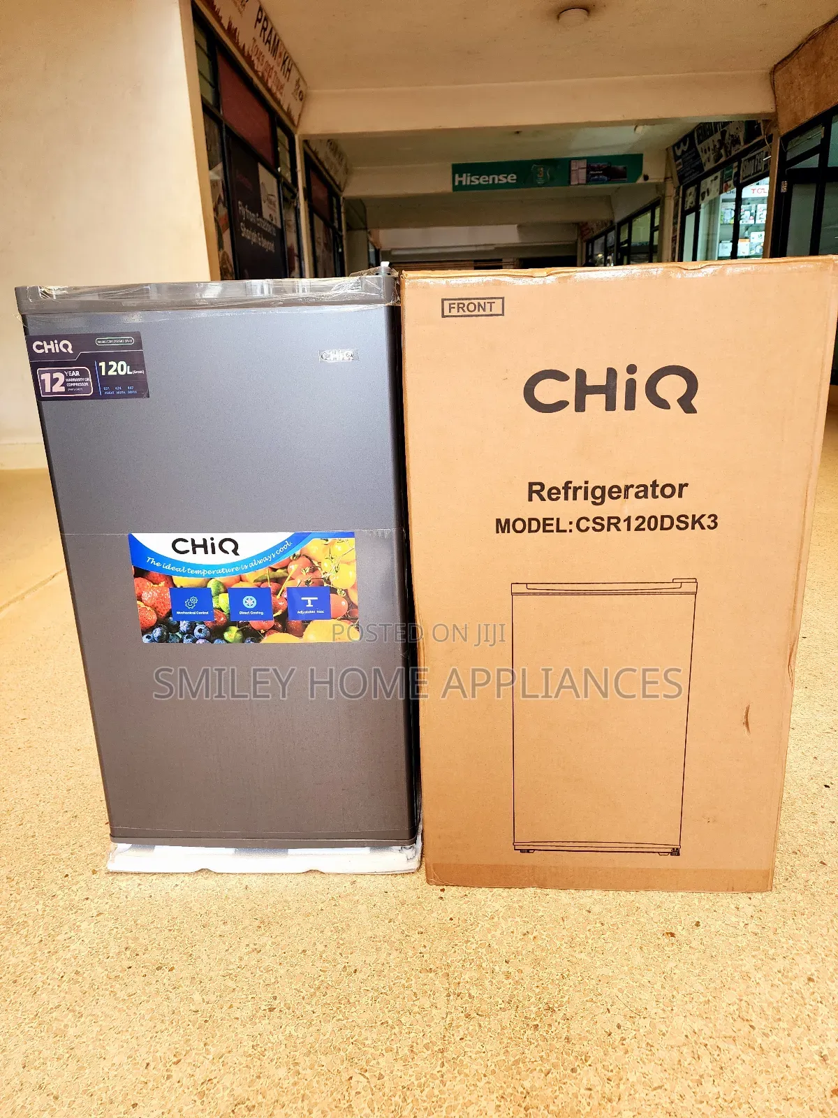 Chiq 120ltrs Defrost Single Door Refrigerator
