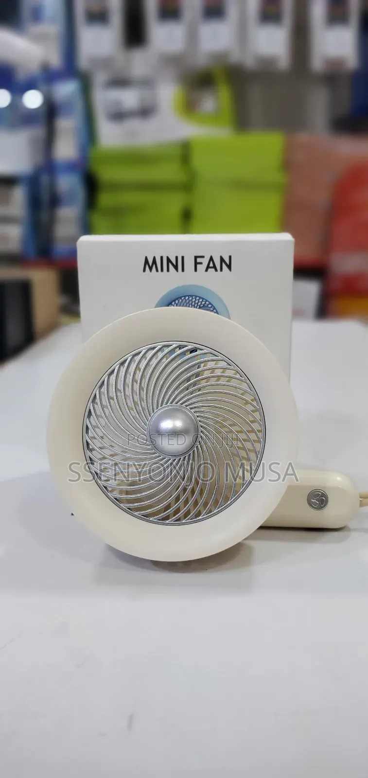 Portable Cordless Handheld Fan - Foldable Mini Personal Fan-