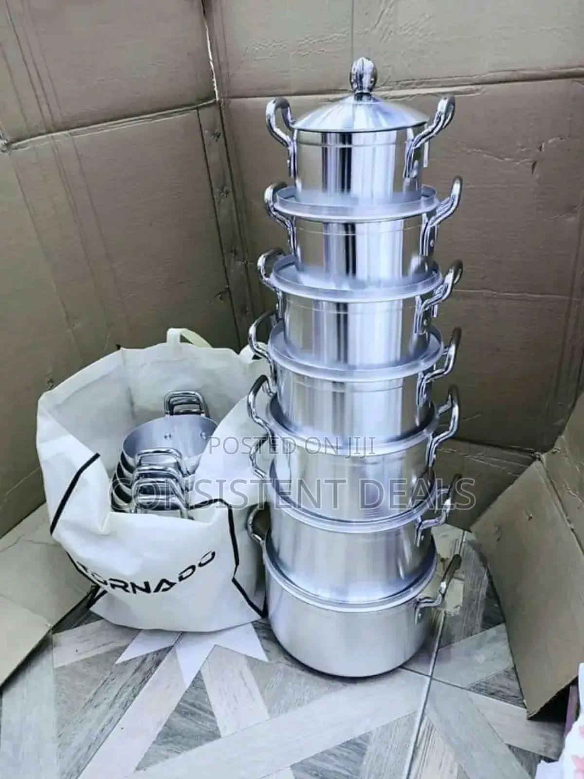 Stainless Steel 7pcs Cookware Set