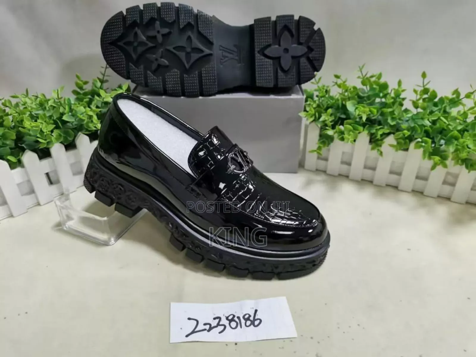 Black Shinny Oxford Shoes
