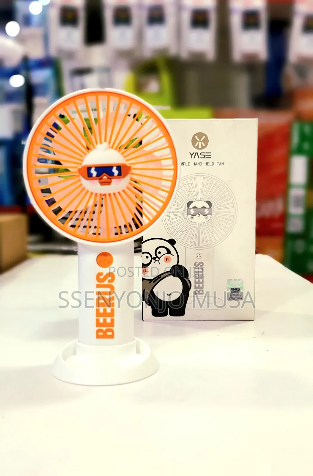 Yase Handheld Fan Ys908 - Portable 3-speed Mini Fan