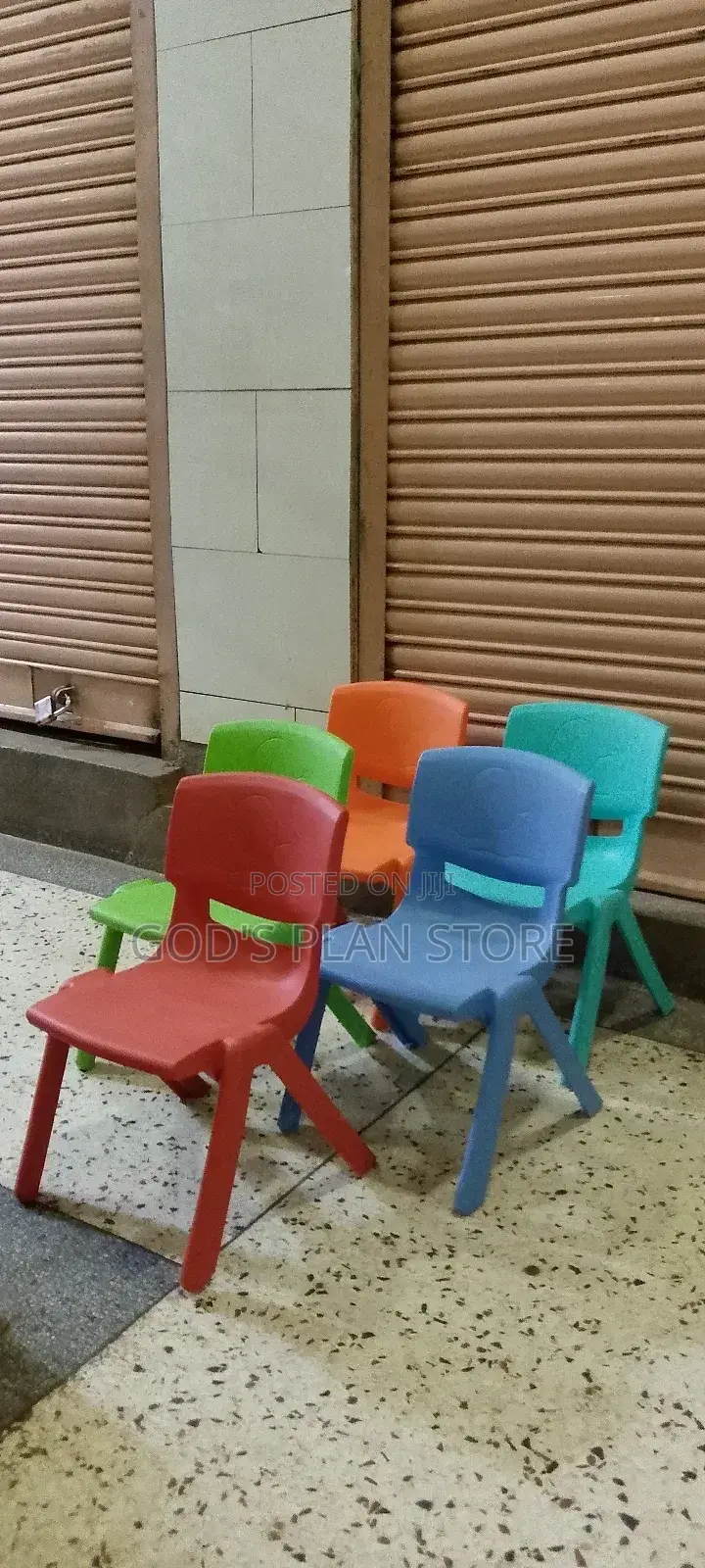 Armless Plastic Kids Chairs
