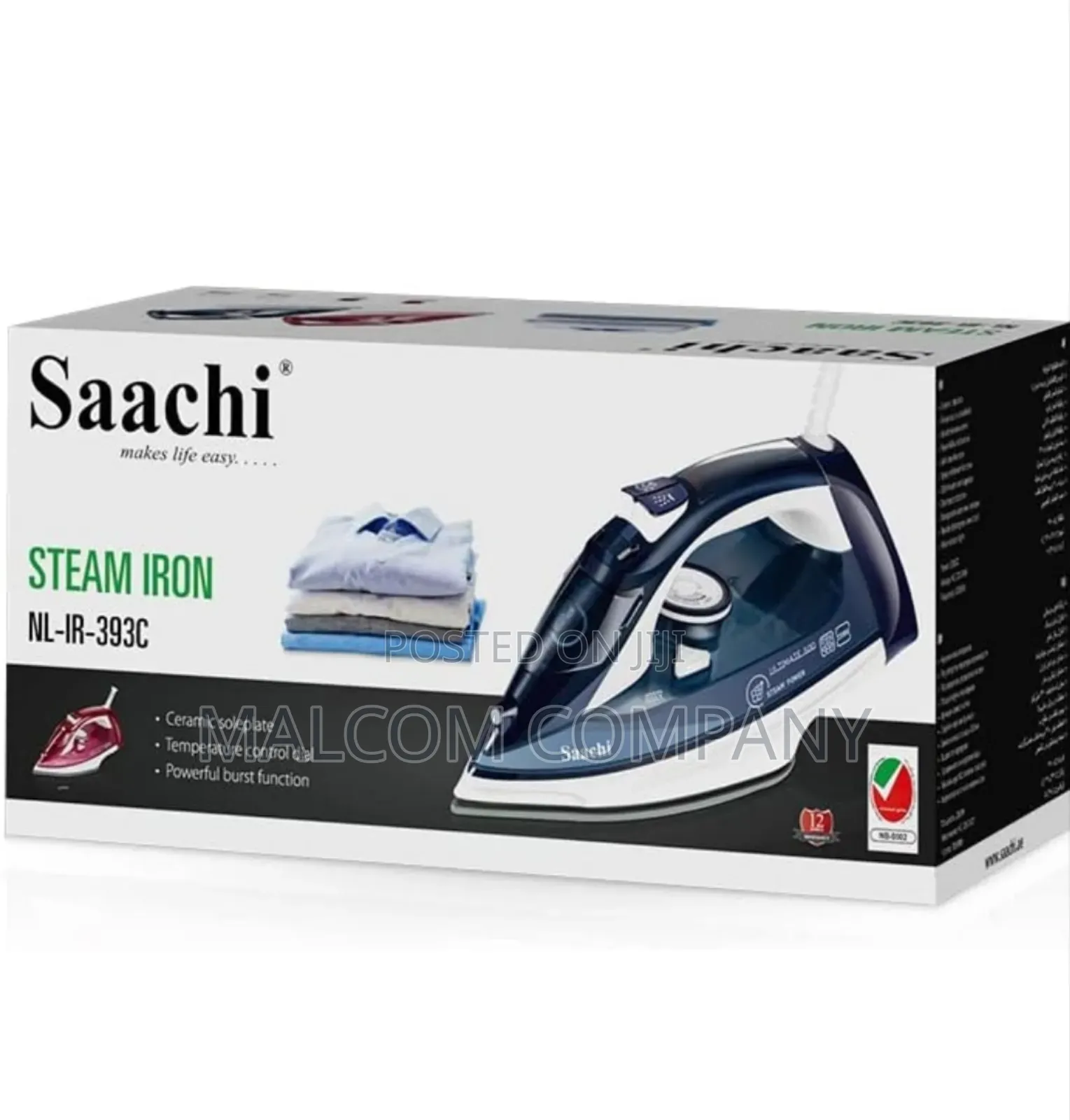 Saachi Original Steam Iron