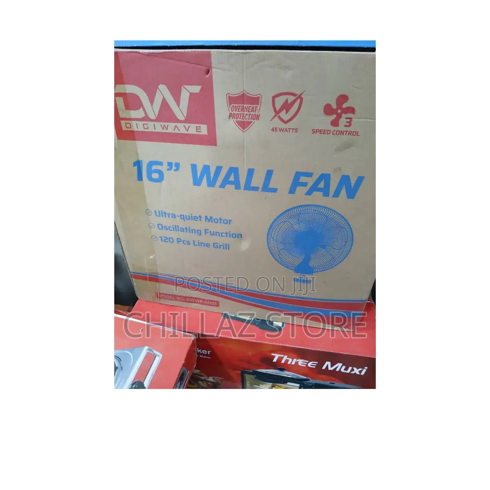 Digi Wave Electric Wall Fan.