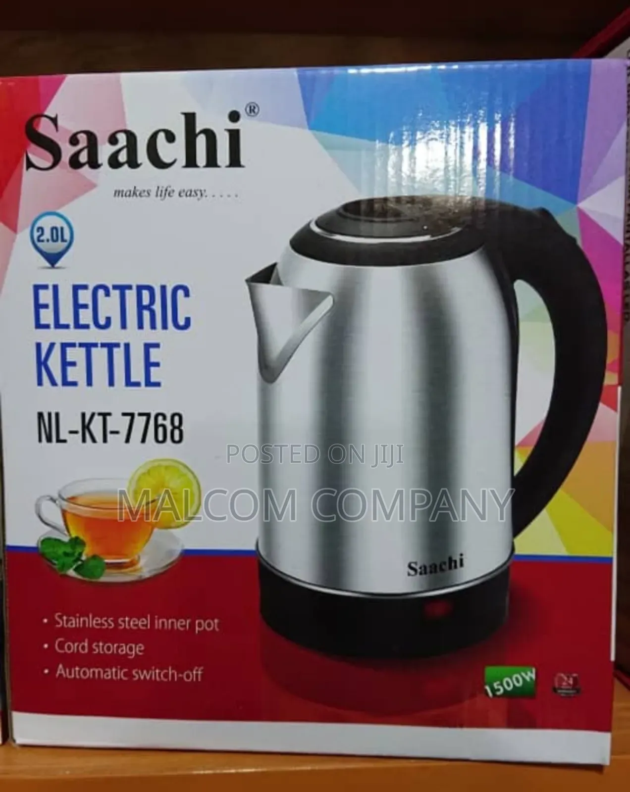Saach Electric Kettle 2L.