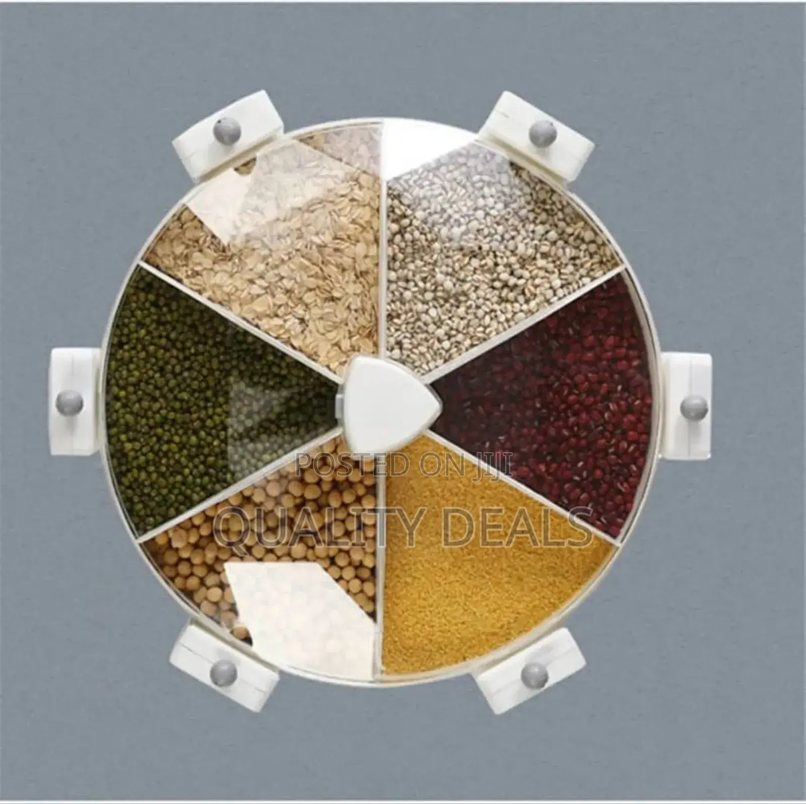 Wall Mounted 8.5L 6 Grid Cereal Dispenser