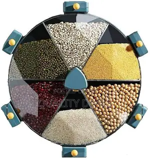 Wall Mounted 8.5L 6 Grid Cereal Dispenser