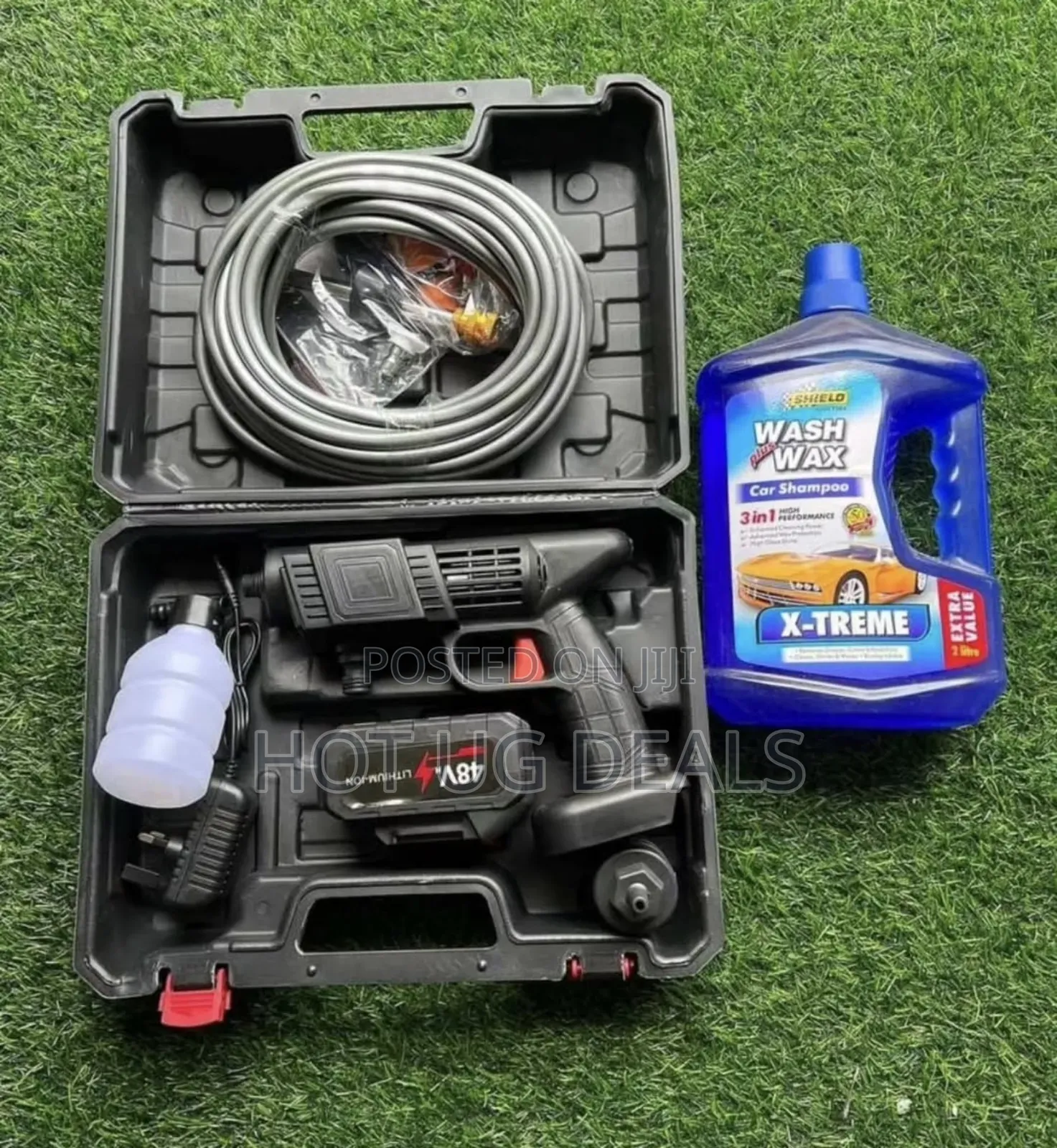 48v Rechargeable Car Pressure Washer Kit With 1 Battery