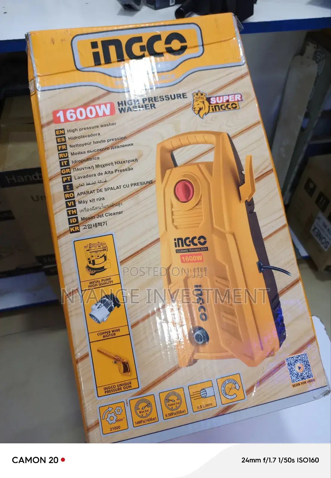 High Pressure Car Washer. Water Pressure Pump