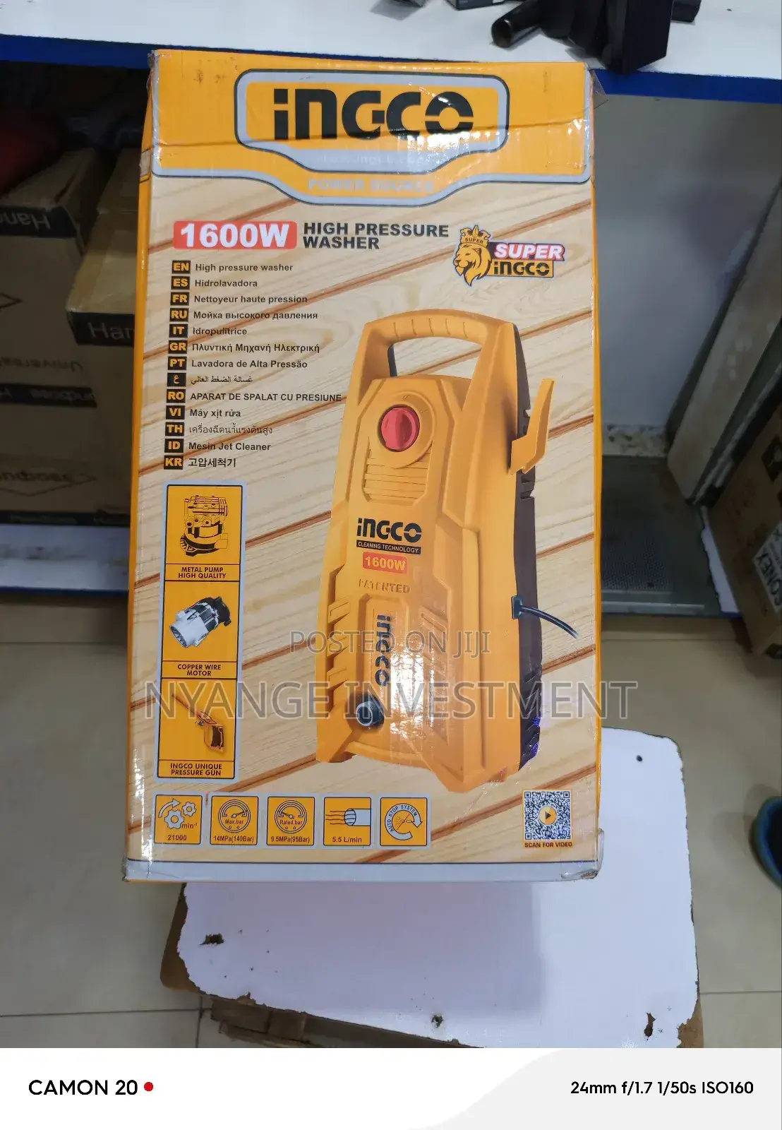 High Pressure Car Washer. Water Pressure Pump
