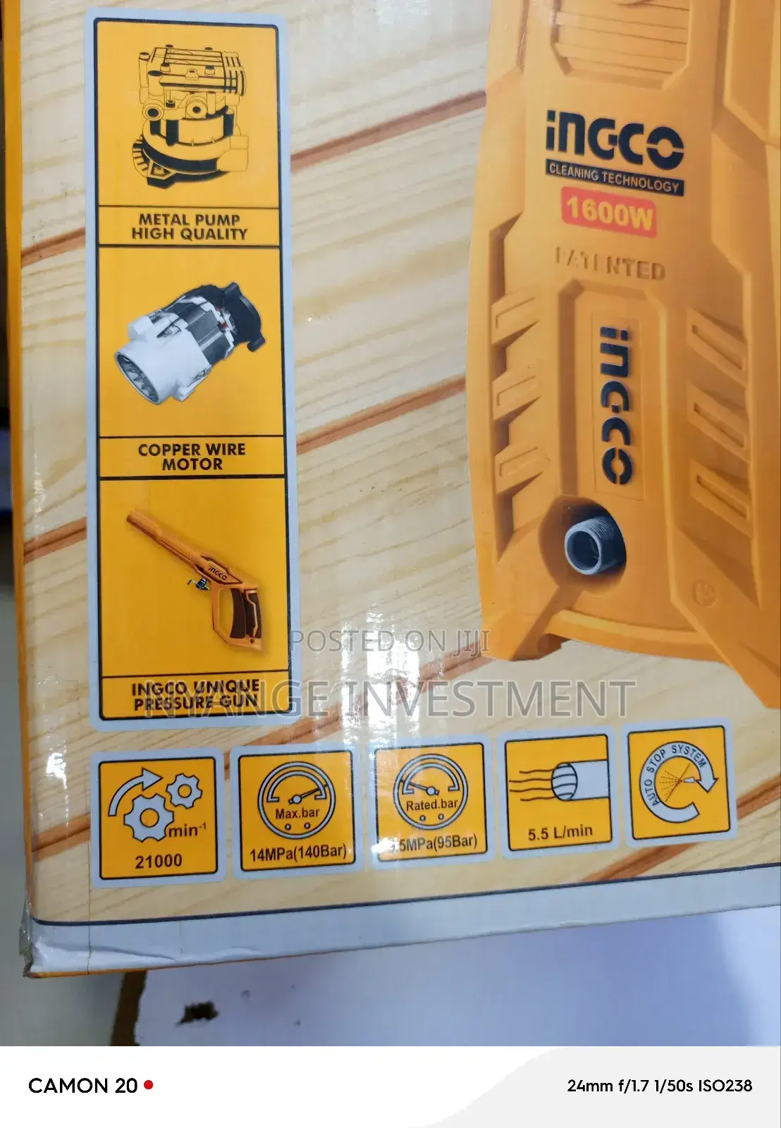 High Pressure Car Washer. Water Pressure Pump