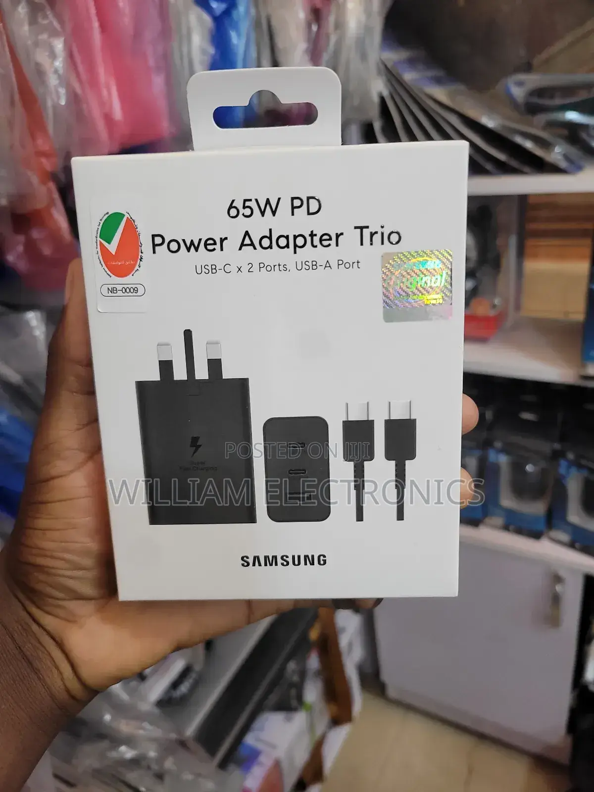Samsung 65W PD Power Adapter Trio
