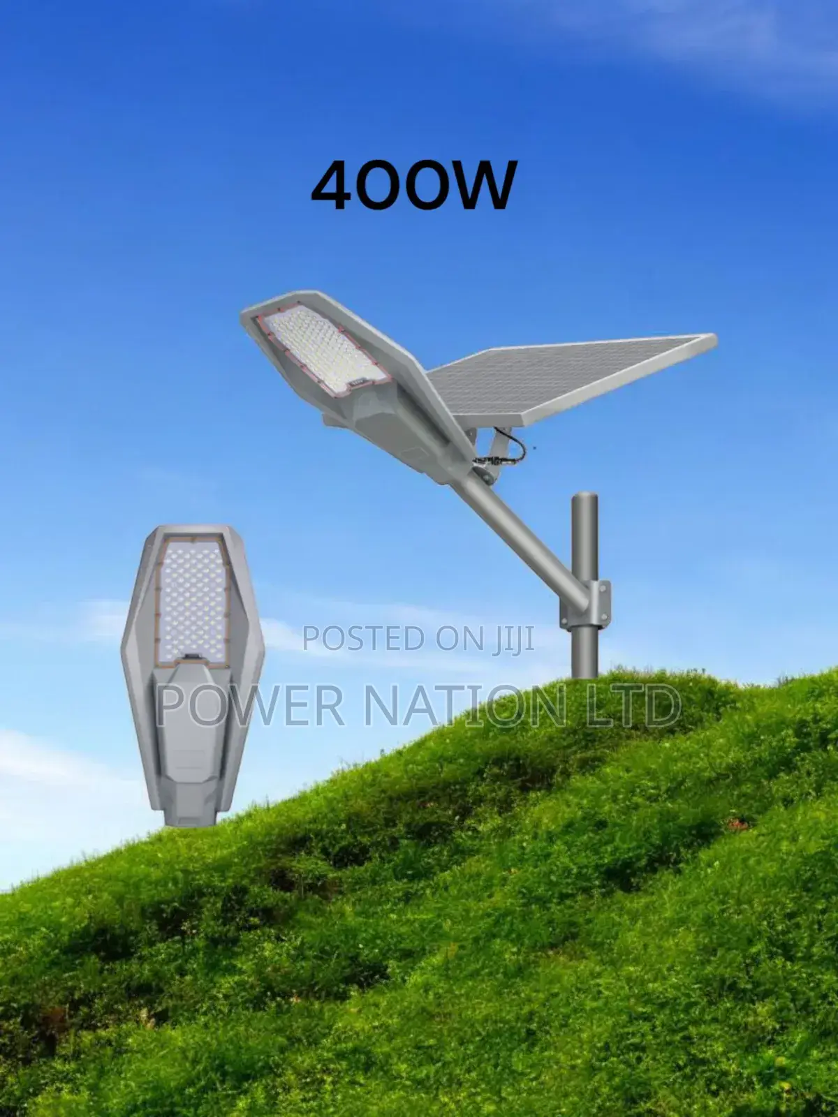 400w Solar Street Light With Separate Panel