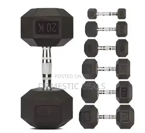 1pc 20kg Hex Dumbell