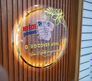 3D and 2D Indoor Signages