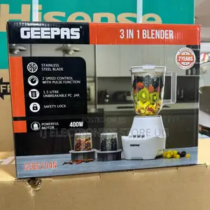 Geepas 3in1 Blender Unbroken Blender