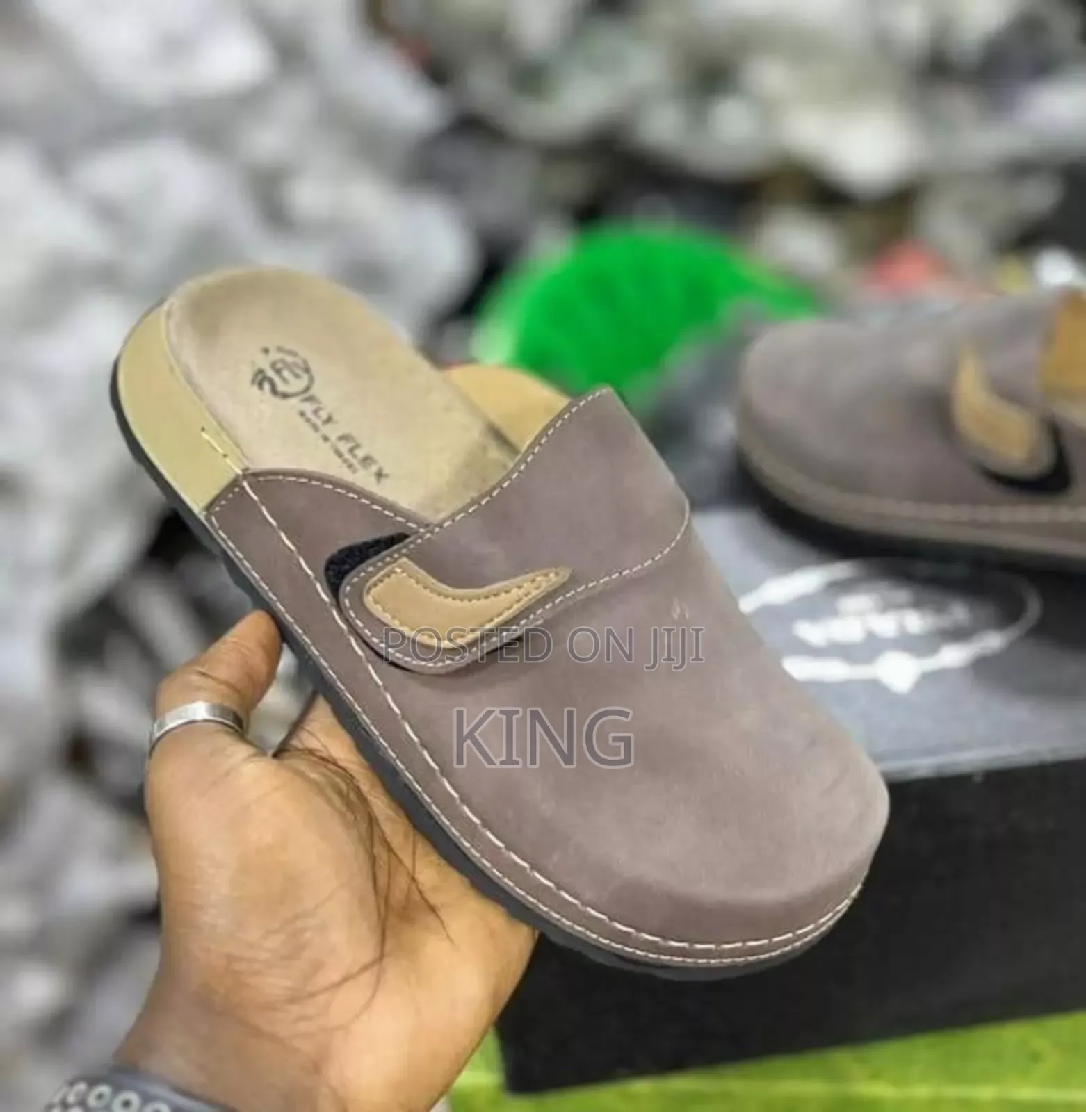 Valid Alassio Leather Clog Sandals
