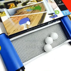 Table Tennis Set With Retractable Net