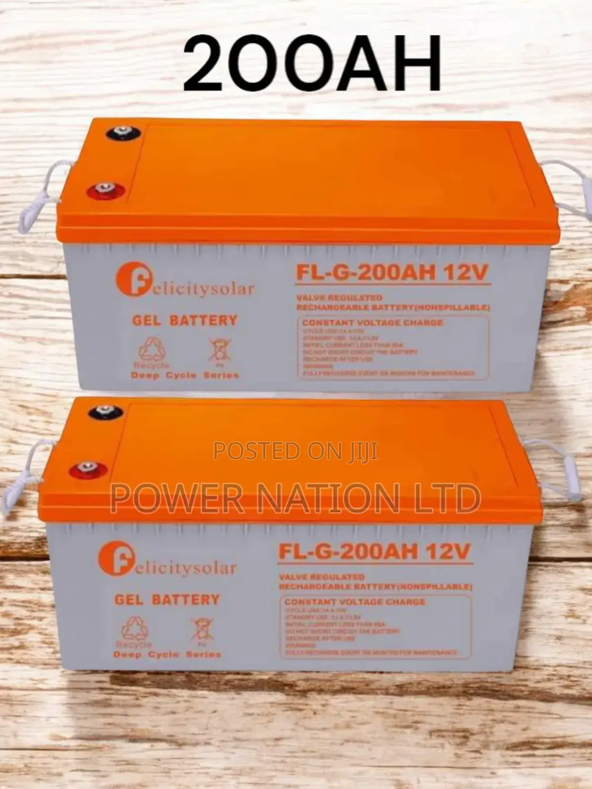 200ah Felicity GEL Battery Brandest