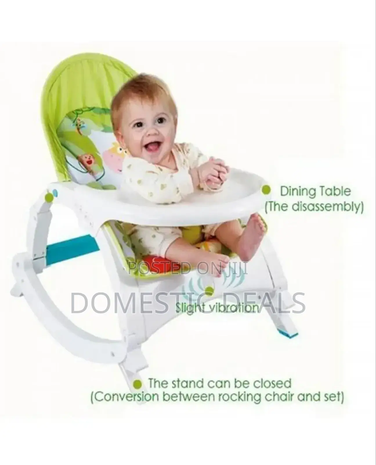 Portable Baby Rocker Dinning Chair