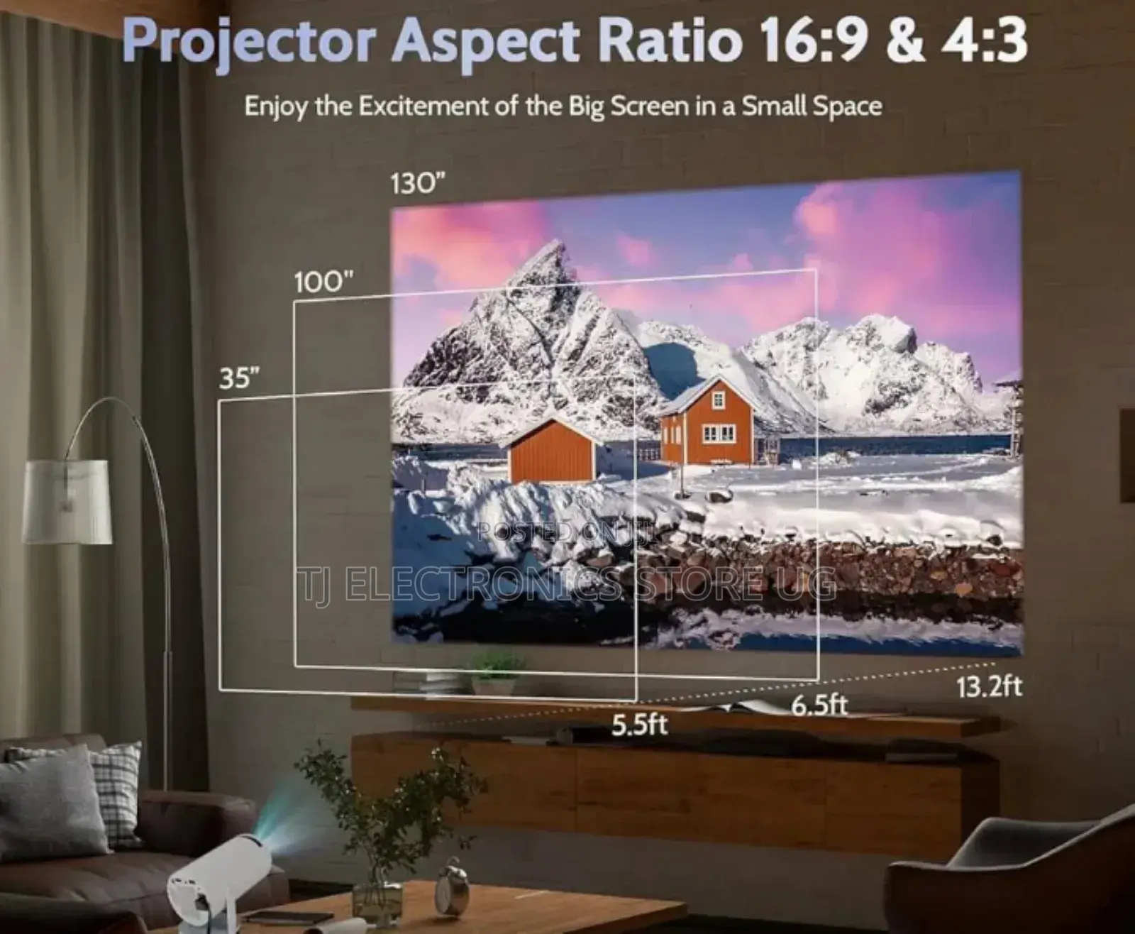 Android Ultra HD Smart Projector