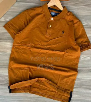 Brown Plain Polo's T-Shirts