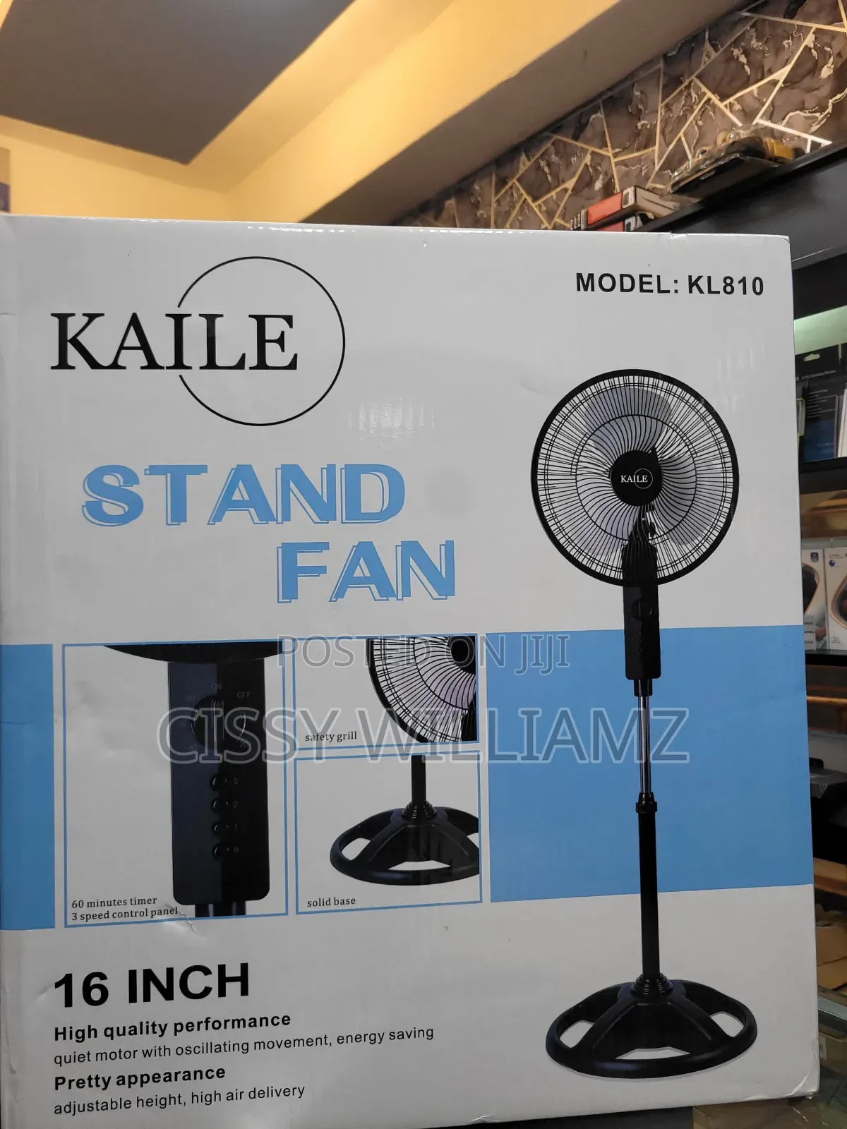 Kaile Stand Fan 16inch Electric Stand Fan