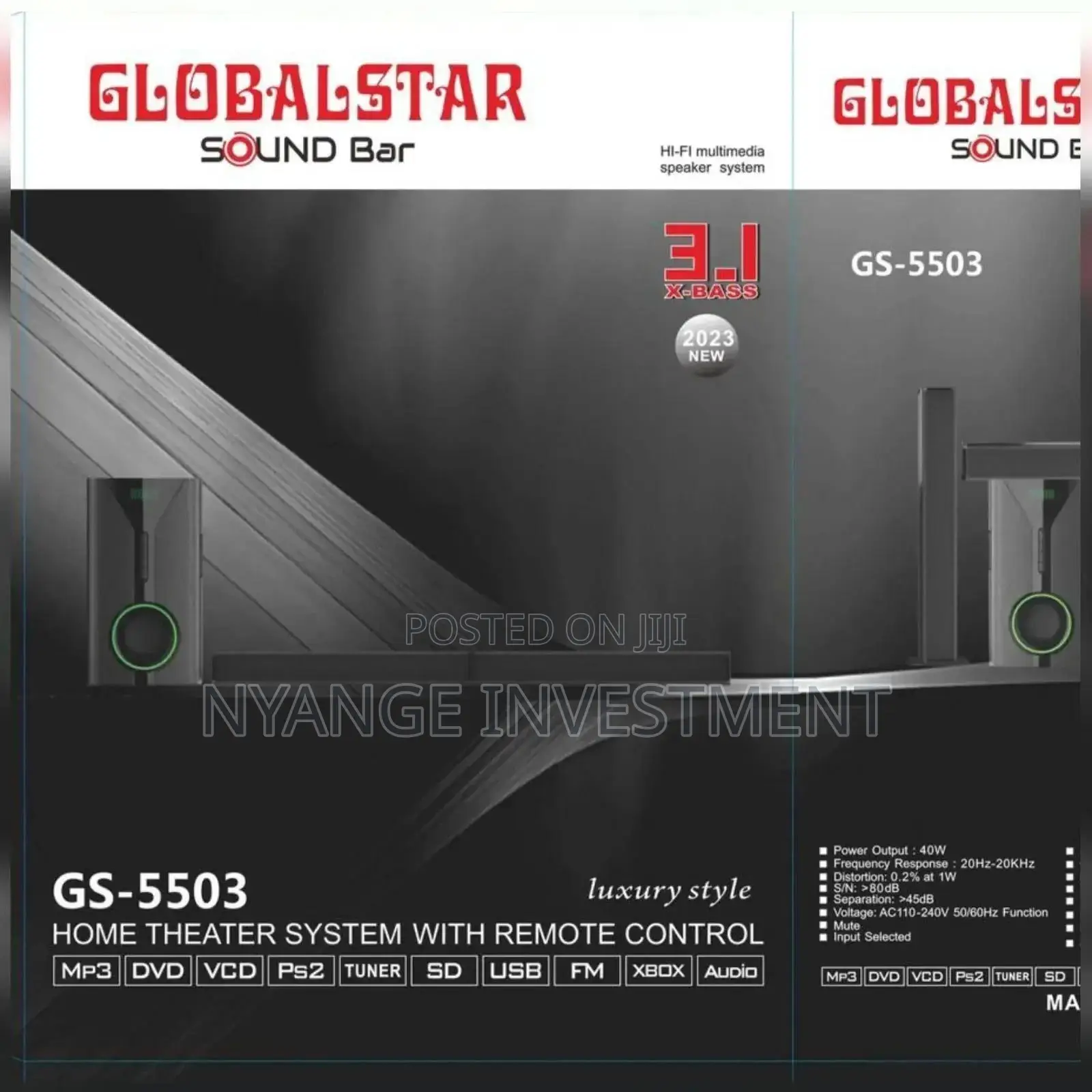 Globalstar Sound Bar.