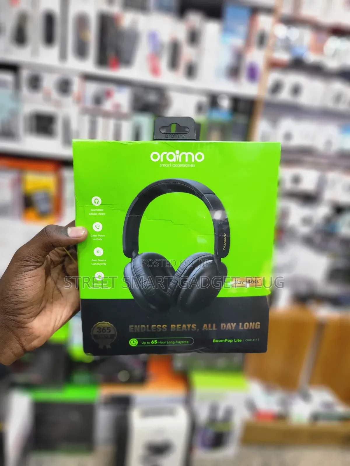Oraimo Boompop Lite Bluetooth Headphones