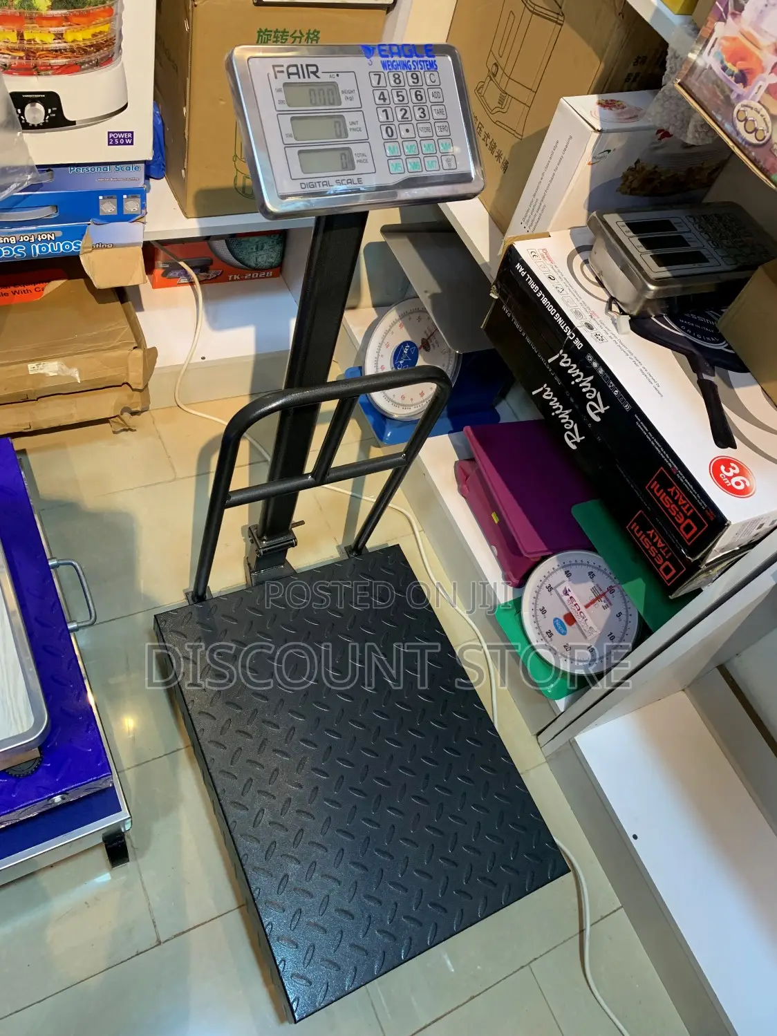 Stainless Heavy-Duty Platform Digital Scales.