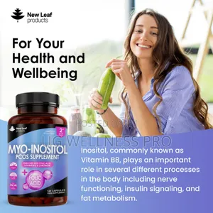 Myo-Inositol PCOS With Folic Acid, B12 2 Months Supply 120co