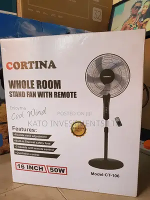 Remote Stand Fan Cortina