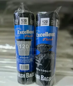 Excellent Thick 120ltrs Gabbage Bags