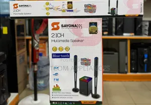 Photo - Sayona 2.1ch Tall Boy Multimedia Speaker Systems. SHT-1305