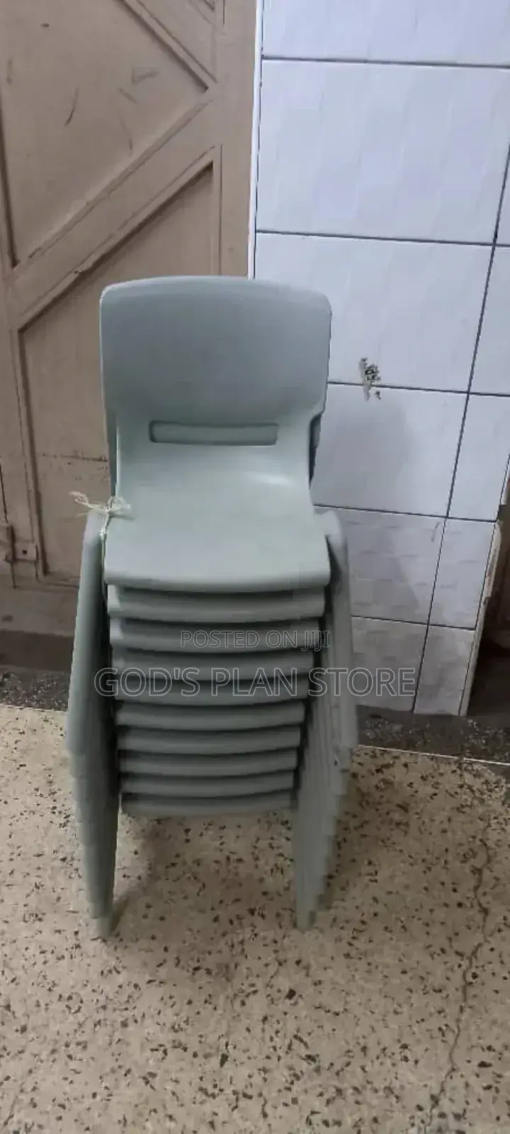 Kids Plastic Chairs Gray