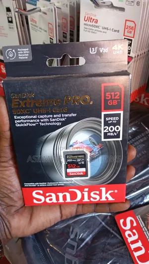 512gb Extreme Pro SDX- Card