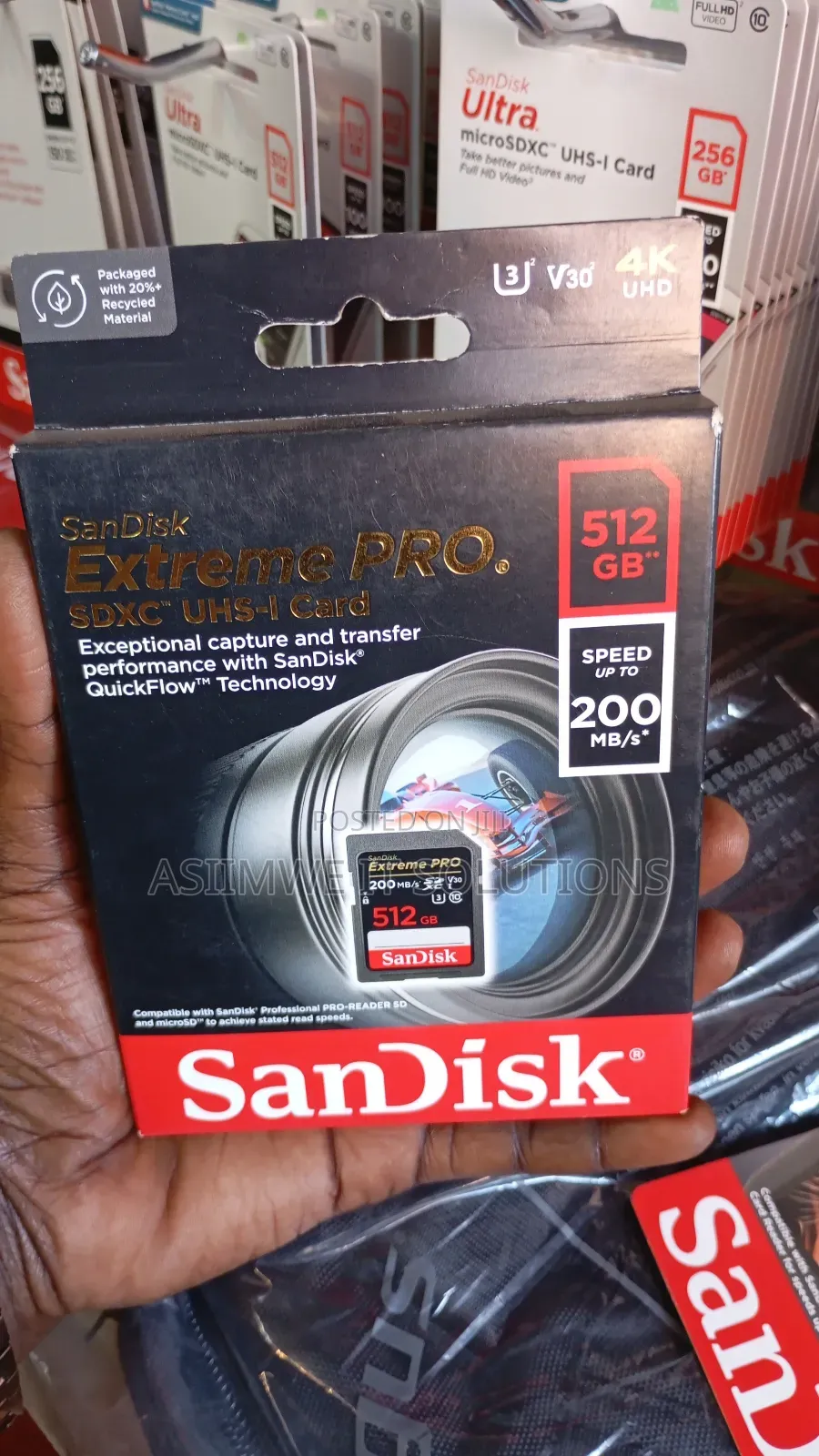 512gb Extreme Pro SDX- Card