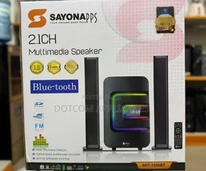 Photo - Sayona 2.1ch Wired Convertible Sound Bar Systems. SHT-1306