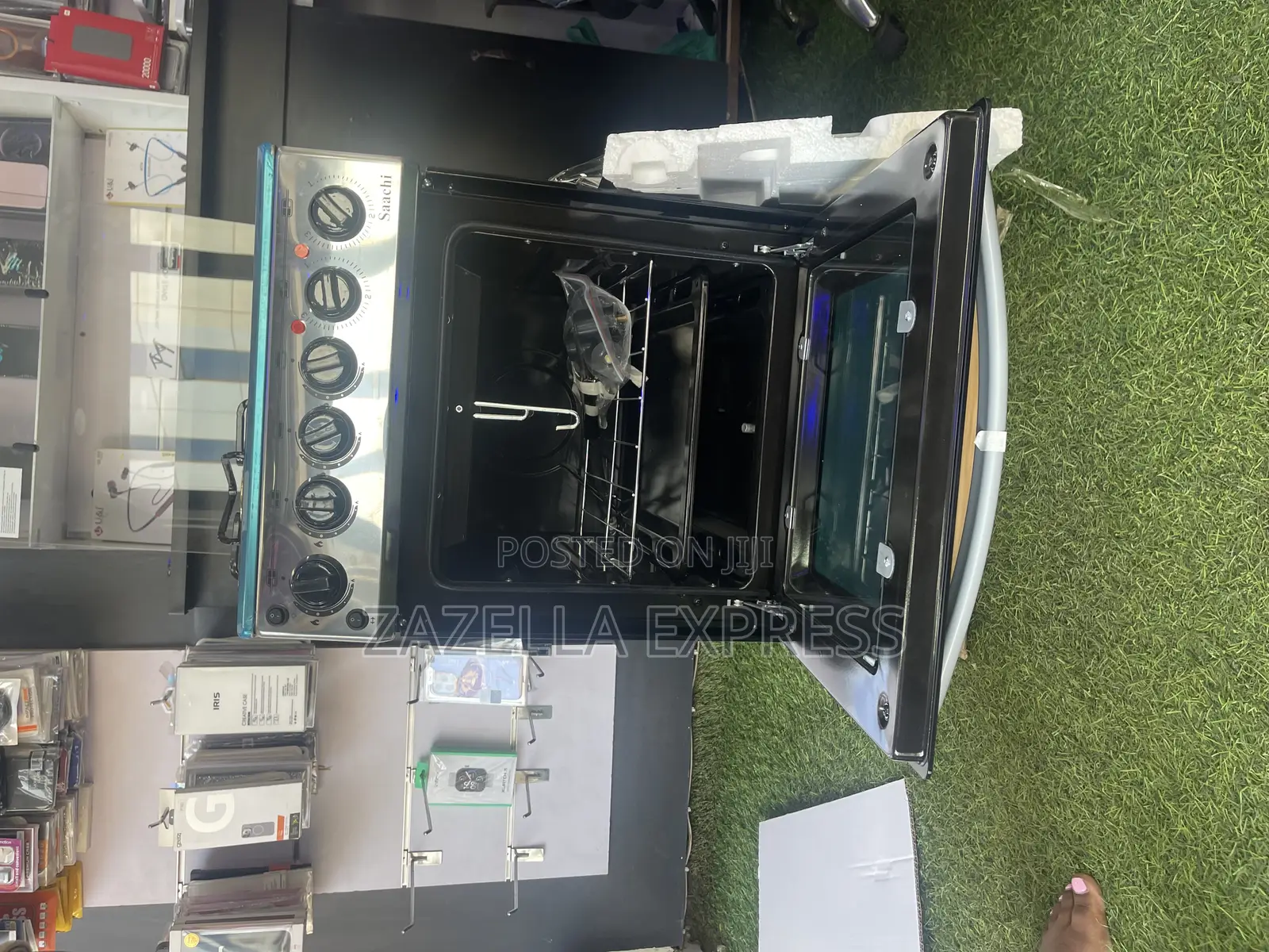 Saachi 2gas 2 Electric Cooker With Oven and Self Ignition