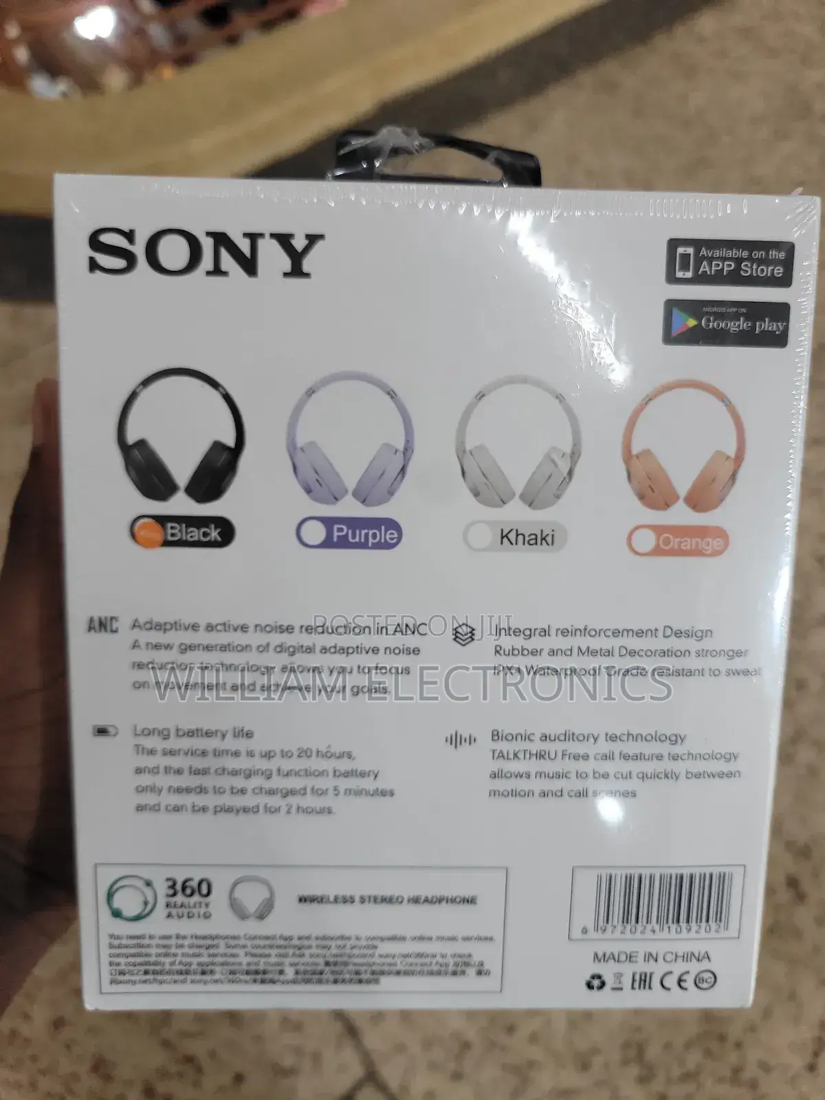 Sony Wireless Noise Cancelling Stereo Headset/Wh-Xm902